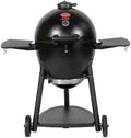Char-Griller AKORN 20-Inch Kamado Charcoal Grill and Smoker, Triple-Wall Insulated Steel with Cast Iron Grates, Warming Rack and EasyDump Ash Pan, 445 Sq. In. Cooking Area, Black by Char-Griller