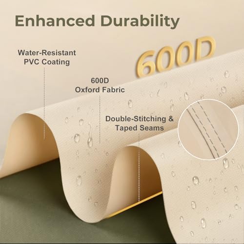 BBQ 3-6 Burners Flap Top Grill Cover 60 Inch - Image 4