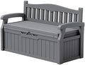 Devoko 80 Gallon Storage Bench with Cushion, Deck Box Waterproof&Lockable by DEVOKO