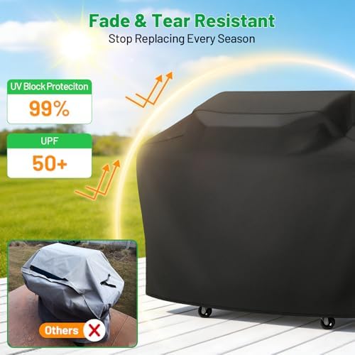 70 Inch Large BBQ Grill Cover for Outdoor, Heavy Duty Waterproof - Image 4