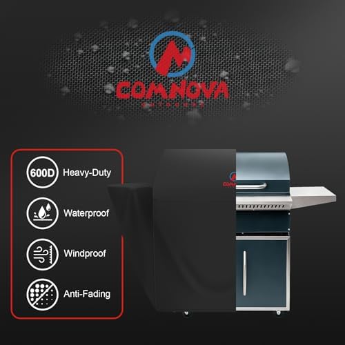 Comnova Grill Cover for Traeger Select - Premium Wood Pellet Smoker Cover for Traeger Waterproof & Heavy Duty, 600D Pellet BBQ Cover Accessory for Treager Select Elite and Selects Pro Grills (BAC375) - Image 3