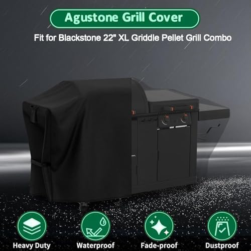 Grill Cover for Blackstone 22" XL Griddle Pellet Grill Combo - Image 2