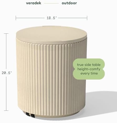 Veradek Cooler Side Table - Outdoor Cooler Table and Ice Chest - Image 2