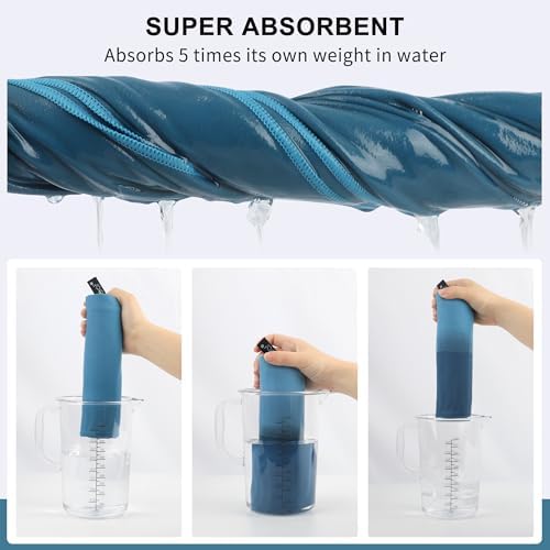 Rainleaf Microfiber Towel Quick Dry Camping & Travel & Gym Towel. Compact - Image 4