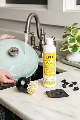 Lodge Enameled Cast Iron and Ceramic Stoneware Care Kit, 5 Piece - Image 6