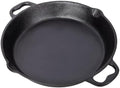 Pre-Seasoned Cast Iron Skillet, 17 Inch Frying Pan with Dual Assist Handles, Heavy-Duty Outdoor Camping Cooking Utensil Uses in the Oven, on the Stove, on the Grill, or Over a Campfire(17-Inch) by Heavyduty