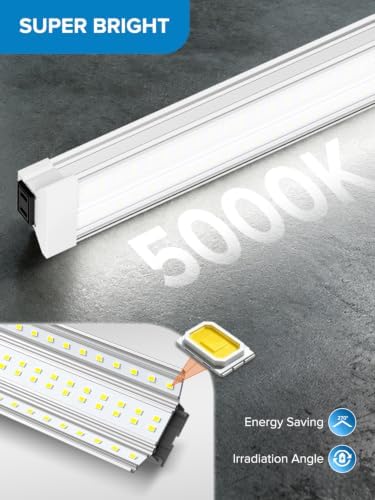 Bright Led Shop Lights 4FT| Hanging Or Surface Mount| 60W 9000LM 5000K - Image 6