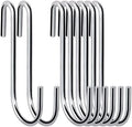 ESFUN 30 Pack Heavy Duty S Hooks Pan Pot Holder Rack Hooks Hanging Hangers S Shaped Hooks for Kitchenware Pots Utensils Clothes Bags Towels Plants -4 Inch by ESFUN