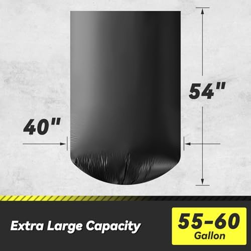 Wowflash 100 Count 55-60 Gallon Trash Bags - Image 4