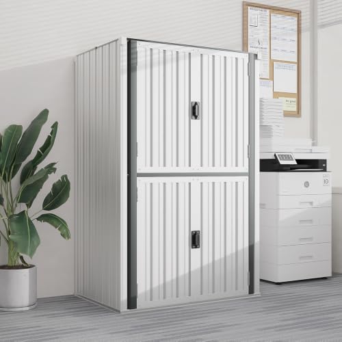 AECOJOY Outdoor Storage Cabinet Waterproof, 70'' Large Vertical with Floor - Image 6