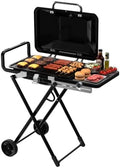 Bestfire Propane Gas Grill, 13000 BTU 2-in-1 Griddle & Grill Grate Foldable by GrillsOutdoorCooking