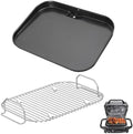 Griddle & Smoke Rack Kit for Ninja Woodfire OG700/321 Grill Accessories by SafBbcue
