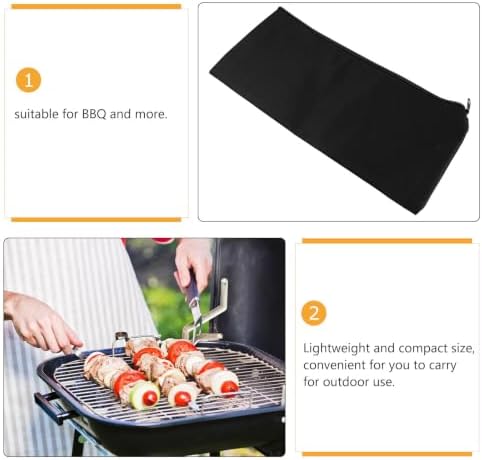 4pcs BBQ Tool Storage Bag, Multipurpose Canvas Organizer - Image 3