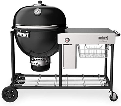 Weber® Summit® Kamado S6 Charcoal Grilling Center with Gas Ignition, Black by Unknown