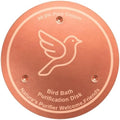 Copper Disc for Bird Bath, 99.9% Pure Copper (Dove) by Raise+Your+Game