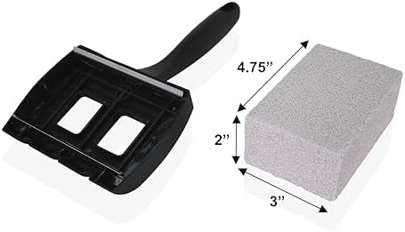 YAKCAM Pumice Stone Grill Cleaning Stone 4 Pack, Griddle Brick with Handle - Image 2