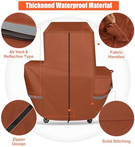 QuliMetal Grill Cover for Pit Boss Lockhart Platinum Series Grill - Image 4