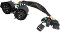 MECMO Quick Connect Adapter for Tailgate Light Bar LED Redline Amber Turn Signal Reverse Full Function, USCAR 7 Pin to 4 Pin Trailer Connector Wiring Harness w/Reverse & 12V Wire for Truck USCAR 7-Way by MECMO
