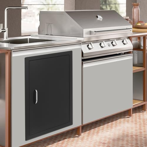 Single Access Door, Outdoor Kitchen Cabinet, BBQ Island Storage - Image 6