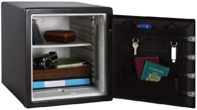 SentrySafe Black Fireproof Safe with Digital Push Button Keypad, Home Safe For Money, Documents, and other Valuables, 1.23 Cubic Feet, SF123ES - Image 6