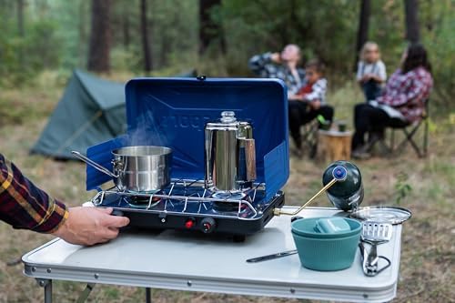 Stansport Stainless Steel Camping Cookware Set – Durable Nesting Mess Kit for Backpacking, Hiking & Outdoor Cooking – Compact Portable Pot & Pan with Carry Bag – Multiple Sizes for Family to Solo Use - Image 2