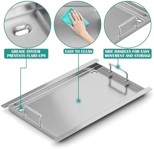Full-Size Griddle Insert for Napoleon P500 and Rogue 525 Grills - Image 3