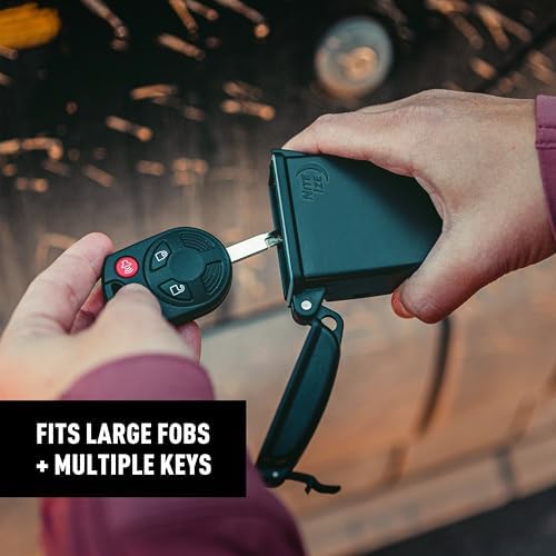 Nite Ize Hideout Magnetic Key Box - Waterproof Key Hider - Magnetic Key Holder & Box - Waterproof Key Storage for Spare Keys - Black, Extra Large - Image 3
