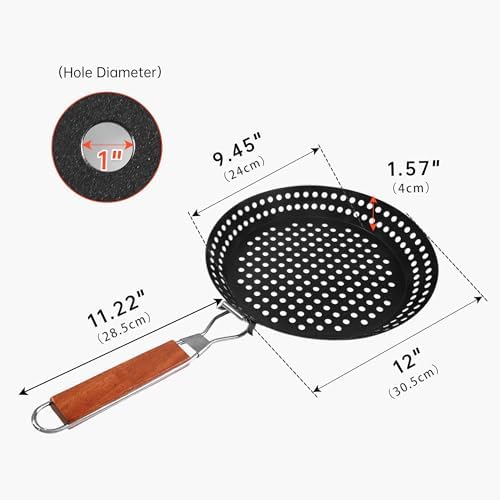 12" Grill Pan for Indoor Cooking - Image 6