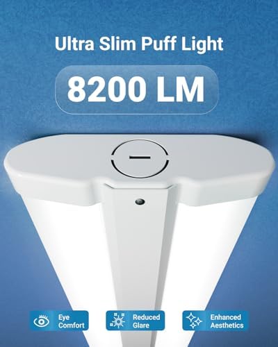 Sunco 4 Pack 4FT LED Shop Light Wraparound, Dual Selectable, 3CCT, 50-70W - Image 2