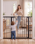 Sekey 36.2" Tall Baby Gate for Stairs, 30-46" No Drilling Dog Gate by Sekey