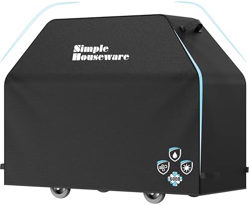 Simple Houseware 60 in. Heavy-Duty BBQ Gas Grill Cover, Waterproof by SimpleHouseware