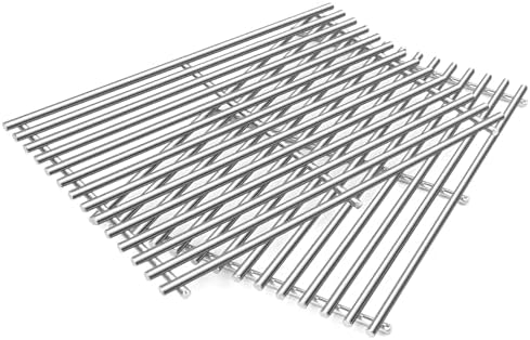 SUS304 7MM Stainless Steel Grill Grates for Ninja FlexFlame PG300 Series,XSKGRILLGRATE Upgrades Premium Grill Grates Durable,Easy to Clean,Heat Retaining,Upgrade for FlexFlame Grill Accessory,Set of 2 by WelcometoFlameDuty