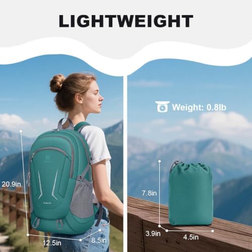MIYCOO Ultralight Packable Backpack, 35L Water-Resistant Hiking Daypack - Image 6
