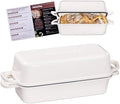 Cast Iron Loaf Pan with Lid, 11x5 Inch 5.8 Qt Sourdough Pan by Articarting