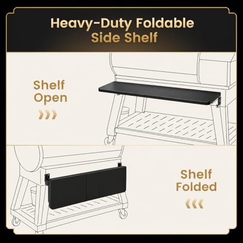 QuliMetal Front Shelf for Recteq Deck Boss 800 - Image 5