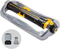 Melnor 65154AMZ XT Turbo Oscillating Sprinkler,Metal Base,4,500 sq. ft.,Quick Connect Bundle,3-Way Adjustable,Black,Yellow,(Pack of 12) by Melnor