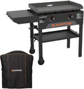 Blackstone 28 Inch Original Omnivore 2365, 2 Burner Griddle Outdoor Flat Top Grill with 5467 Patio Series Griddle Cover by Unknown