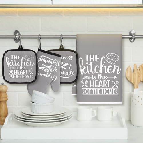 Sratte 6 Pcs Kitchen Decor Accessories Set, Kitchen, Gray - Image 3