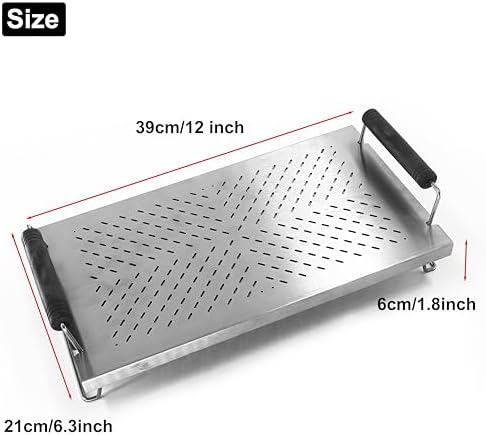Adjustable Grill Warming Rack for Blackstone 17 22 28 36 Inch Grill, Stainless Steel Grill Warming Rack for Weber Charbroil Camp Chef and Most Tabletop Flattop Grill Accessories - Image 2