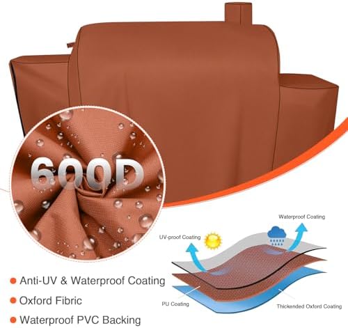 QuliMetal Grill Cover for Pit Boss PB1230 1100 Series Combo Grill - Image 3