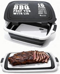 KITCHEN PERFECTION Collapsible XL Smoker & BBQ Prep Tub with Locking Lid by Kitchenperfection