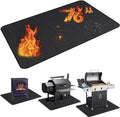 UBeesize Large 76x48 inches Under Grill Mat for Outdoor Grill,Double-Sided Fireproof Grill Pad for Fire Pit,Indoor Fireplace Mat Fire Pit Mat,Oil-Proof Waterproof BBQ Protector for Deck and Patio by UBeesize