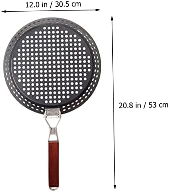 SHOWERORO Camping Pans Grilling Skillets Non-stick Bbq Plate Outdoor Bbq Tool Even Heat Distribution - Image 6
