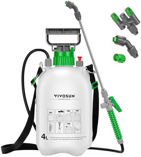 VIVOSUN 1 Gal/4L Pump Sprayer, Garden Water Sprayer by VIVOSUN