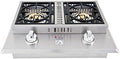 Lion Premium Grills L1634 Natural Gas Double Side Burner, 26-3/4 by 20-1/2-Inch by LionPremiumGrills