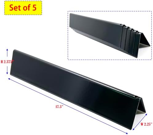 DG264 19.5" Grill Grates 17.5" Flavorizer Bars for Weber Genesis 300 Series E-310 E-320 E-330 EP-310 EP-320 EP-330 S-310 S-330 Gas Grill (2011-2016 with Front Control Knobs) 7524 7621 - Image 3