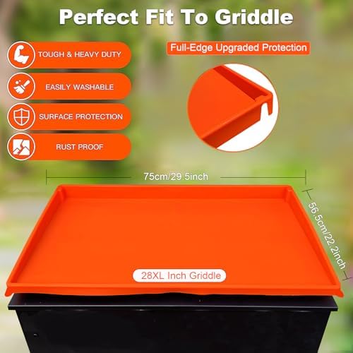 Full-Edge 28" XL Silicone Griddle Cover Compatible with Blackstone - Image 3