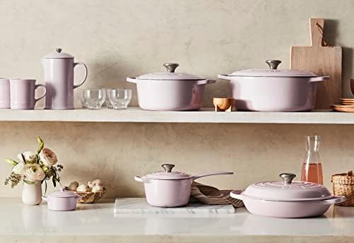 Le Creuset Enameled Cast Iron Round Dutch Oven, 5.5 qt., Shallot - Image 6