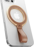andobil 2026 Premium Leather Magnetic Phone Grip Holder for MagSafe, Stable by Andobil