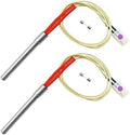 2-Pack Hot Rod Igniter Replacement for Traeger, Pit Boss, Camp Chef & Z Grills, Oklahoma Joe's – Heavy Duty AC Grill Heating Element Replaces 70112 BAC199 KIT0088 PG24-21 16801-20B by Meatender